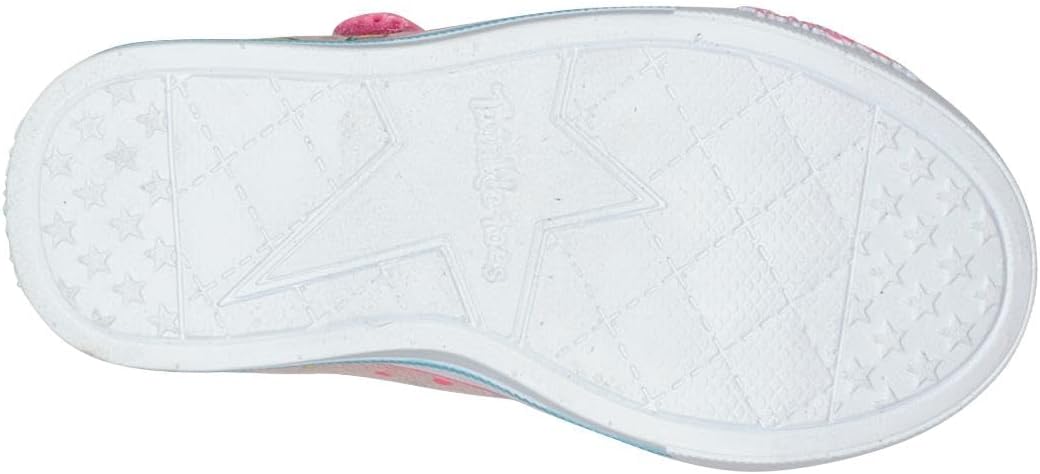 Детские кроссовки Skechers Twinkle Toes Sparkle Lite «Безумие единорога», светло-розовый — фото 2