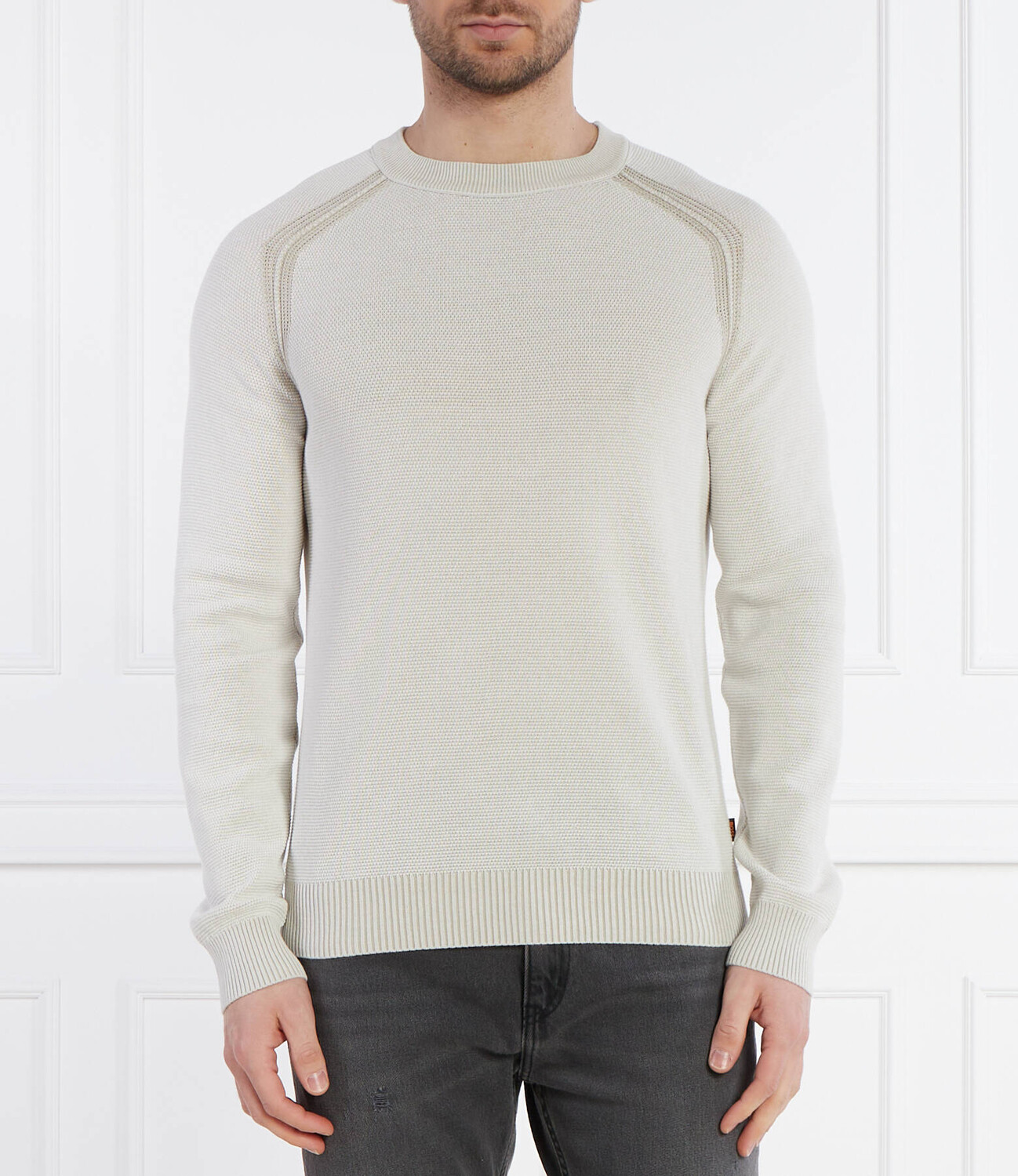 

Свитер BOSS ORANGE Apuok Regular Fit, песочный