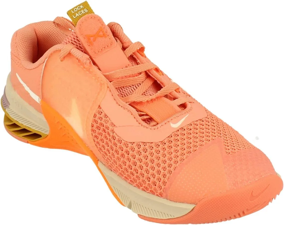 Кроссовки Nike Metcon 7 унисекс, белый/оранжевый — фото 4