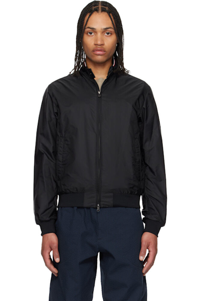 

Черная куртка-дождевик Reppe Moncler