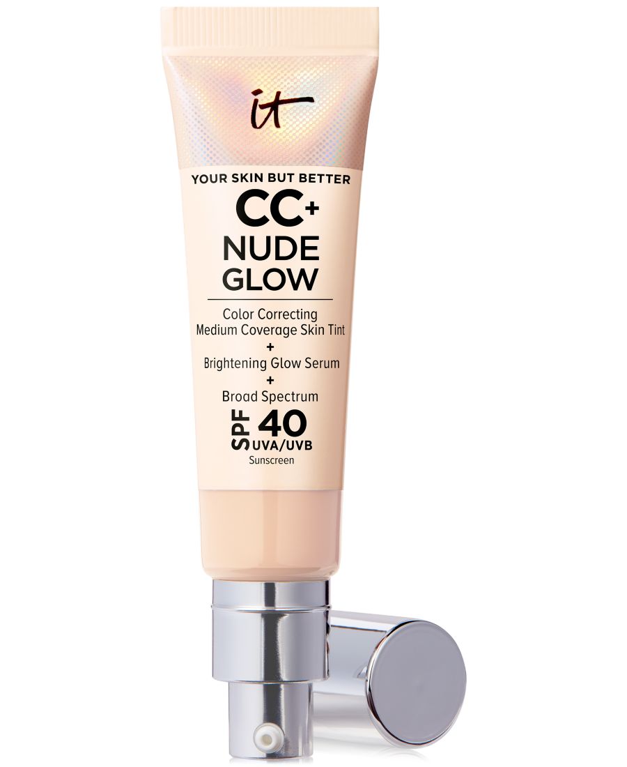 

CC+ Nude Glow Lightweight Foundation + Glow Serum SPF 40 IT Cosmetics, цвет light