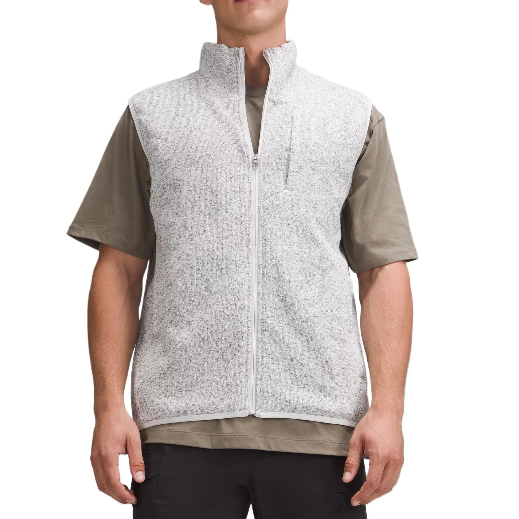 

Футболка Sojourn Knit Vest мужская белая Lululemon, черный/черный