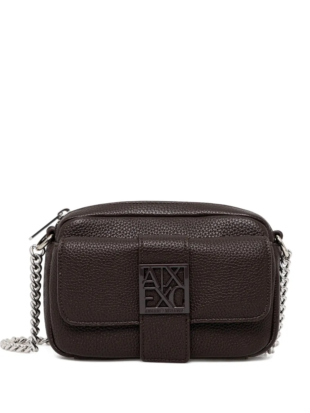 

Сумка на плечо с логотипом Armani Exchange, коричневый