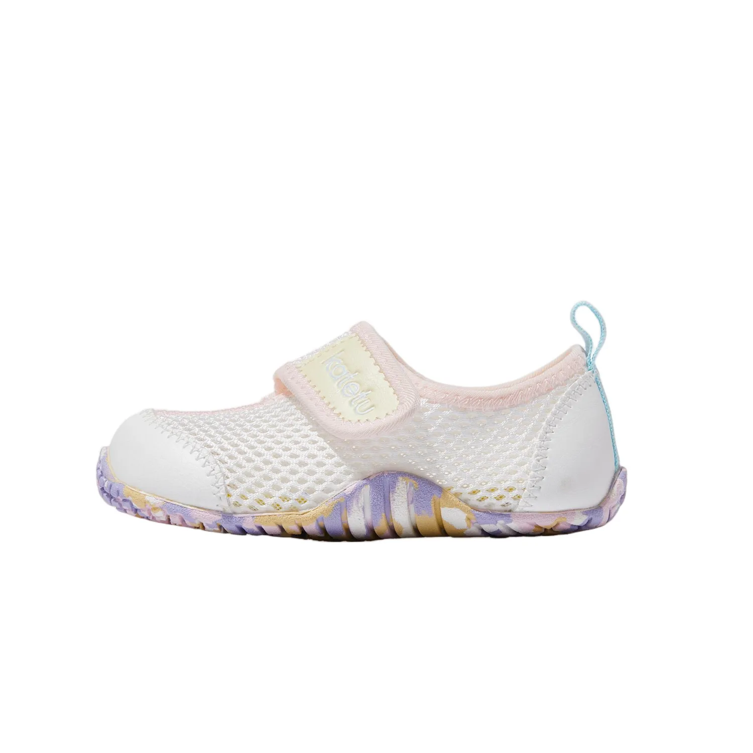Детские кроссовки Mesh Low top KATETU, белый желтый — фото 2