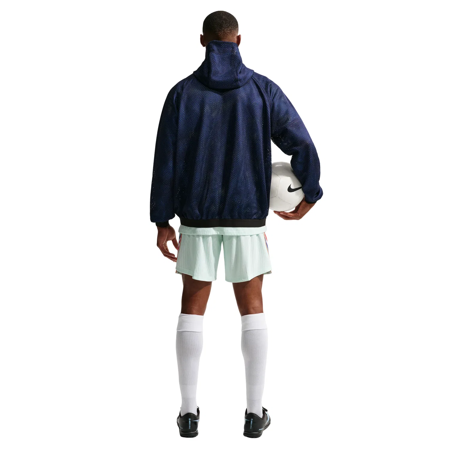 Куртка Nike FFF Dri-Fit Football Anthem Jacket 'Blackend Blue Metallic Copper' IH1763-498, синий — фото 3