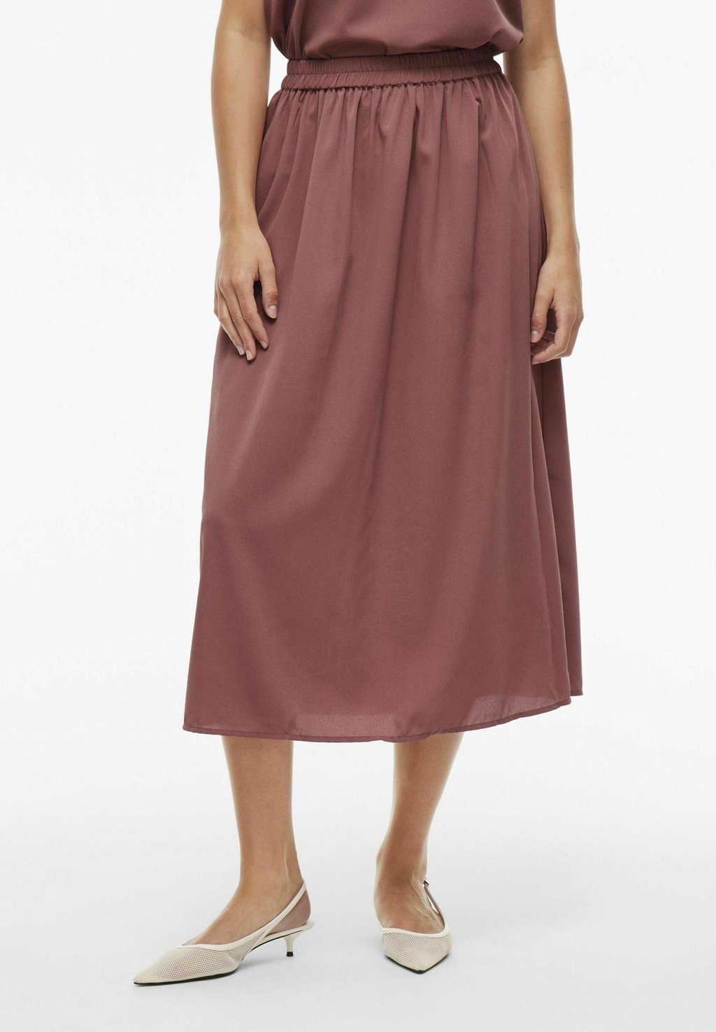 

Юбка А-силуэта MIDI VILA, светло-коричневый