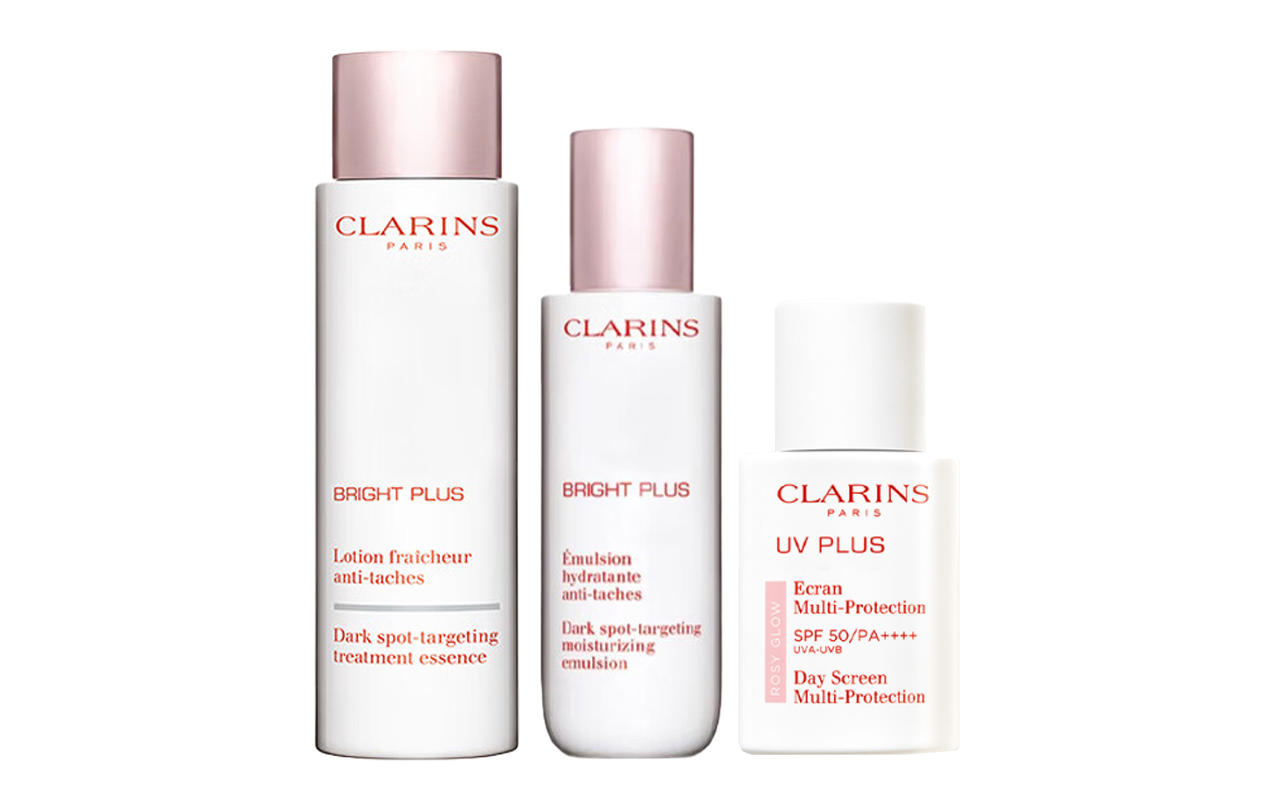 

CLARINS Jiaoyunshi молочно-бежевый UV белый щит набор для ухода за кожей с защитой от солнца увлажняющий освежающий гидратирующий 200мл+75мл+30мл