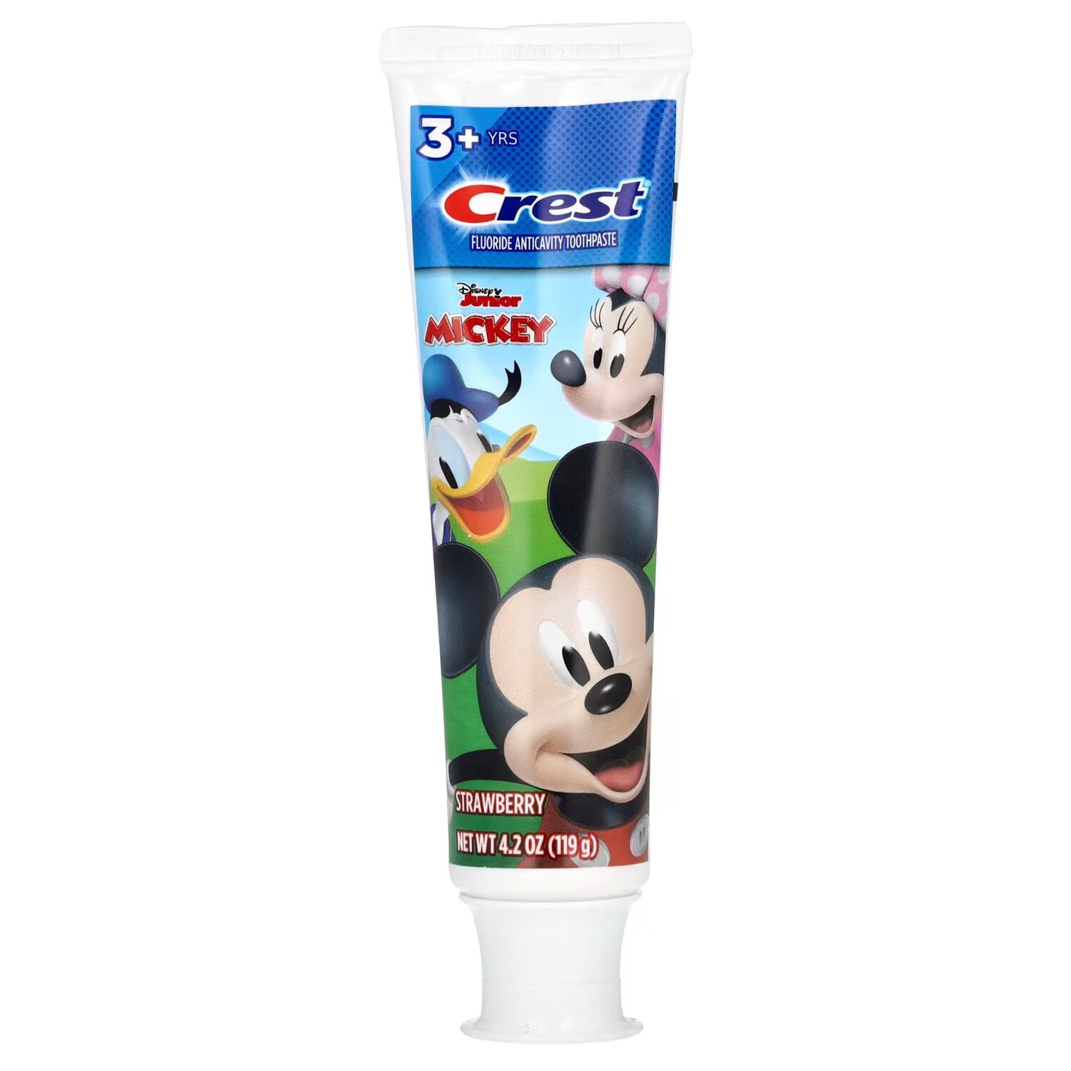 

Детская зубная паста против кариеса Crest Disney Junior Mickey клубника, 119 г