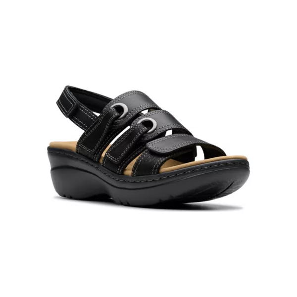 Женские босоножки на танкетке Merliah2 Clarks, черный