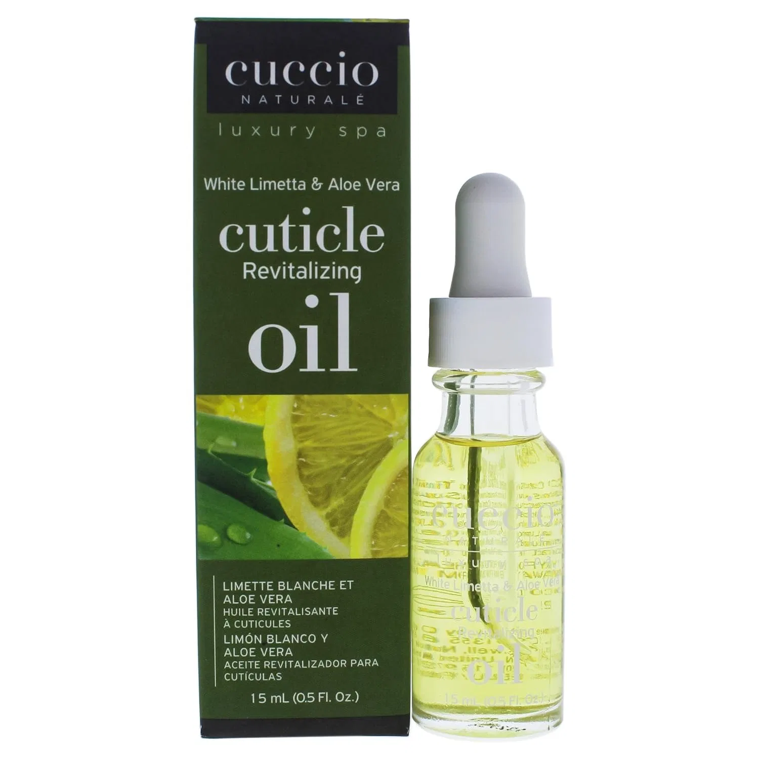 Комплекс для оживления кутикулы «White Limetta & Aloe Vera» Cuccio Naturale