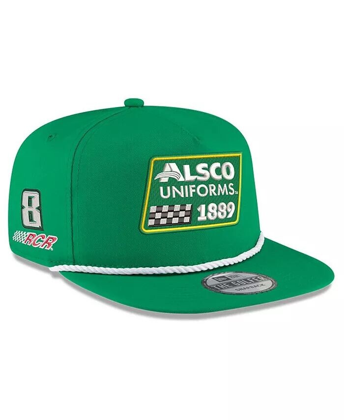 

Мужская регулируемая шляпа Kelly Green Kyle Busch Alsco для гольфиста Snapback New Era