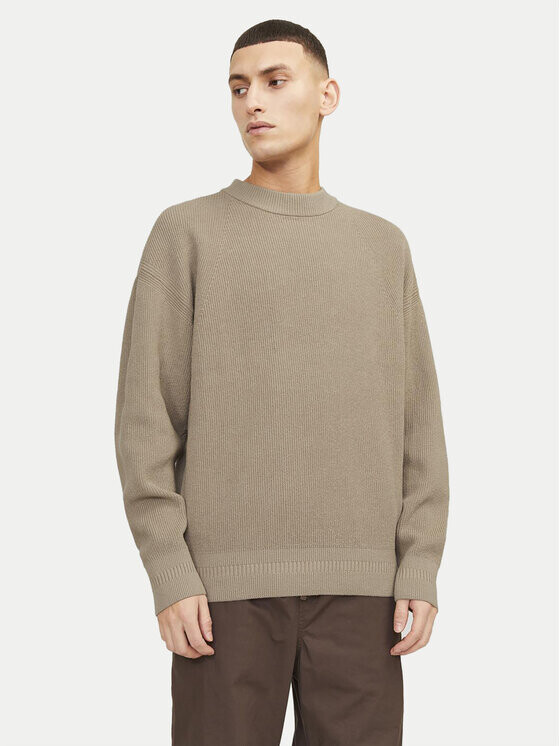 

Пуловер свободного кроя Jack&Jones, бежевый