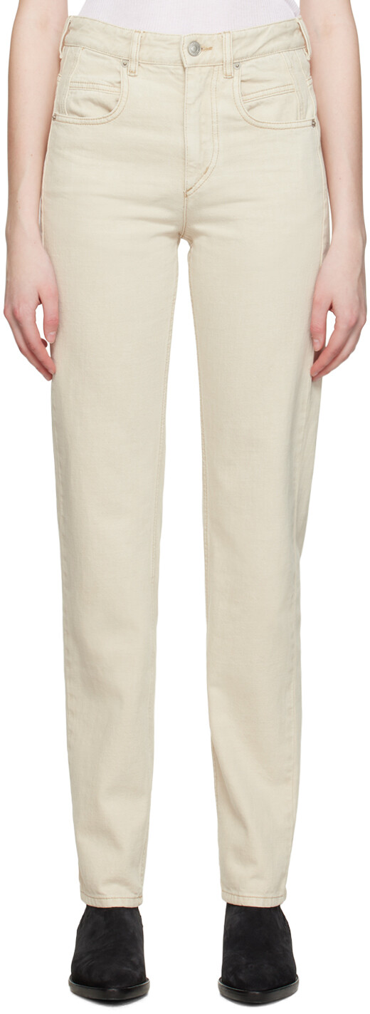 

Белоснежные джинсы Vendelia Isabel Marant Etoile