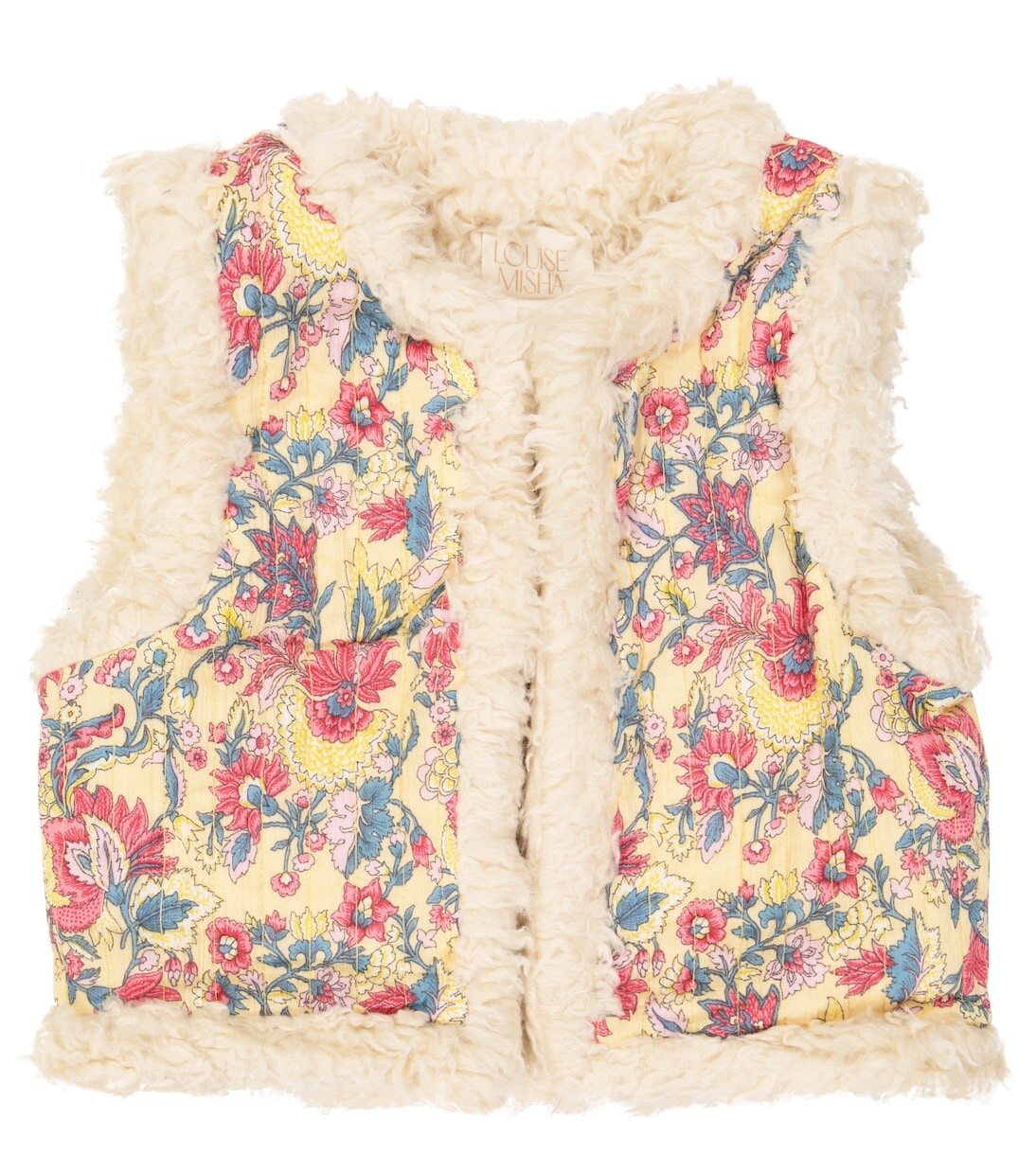 

Жилет mackenzie с отделкой из искусственного меха Louise Misha, мультиколор