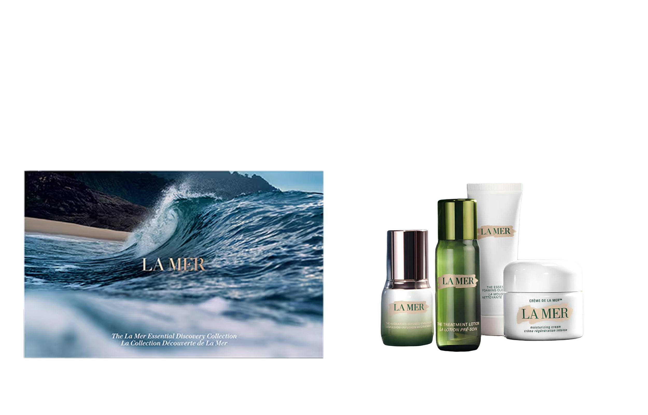 

HAILANZHIMI сыворотки пенка набор для ухода успокаивающий увлажняющий комплект из четырех предметов LA MER