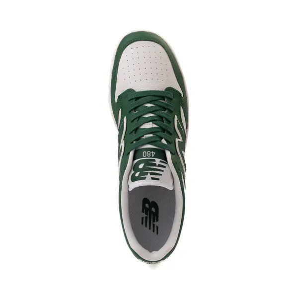 Кроссовки New Balance 480 Athletic Shoe, цвет Team Forest Green/White — фото 2