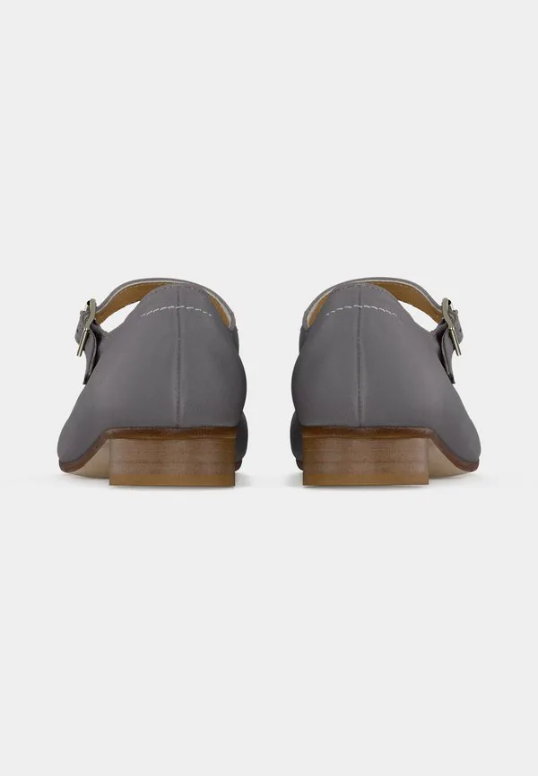 Балетки с ремешком на щиколотке Mm6 Maison Margiela, Grey — фото 4