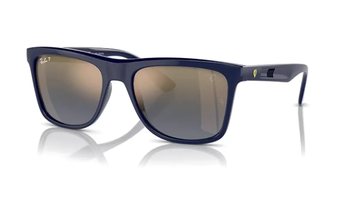 

RayBan Поляризационные солнцезащитные очки Ray Ban Pilot, Dark Blue