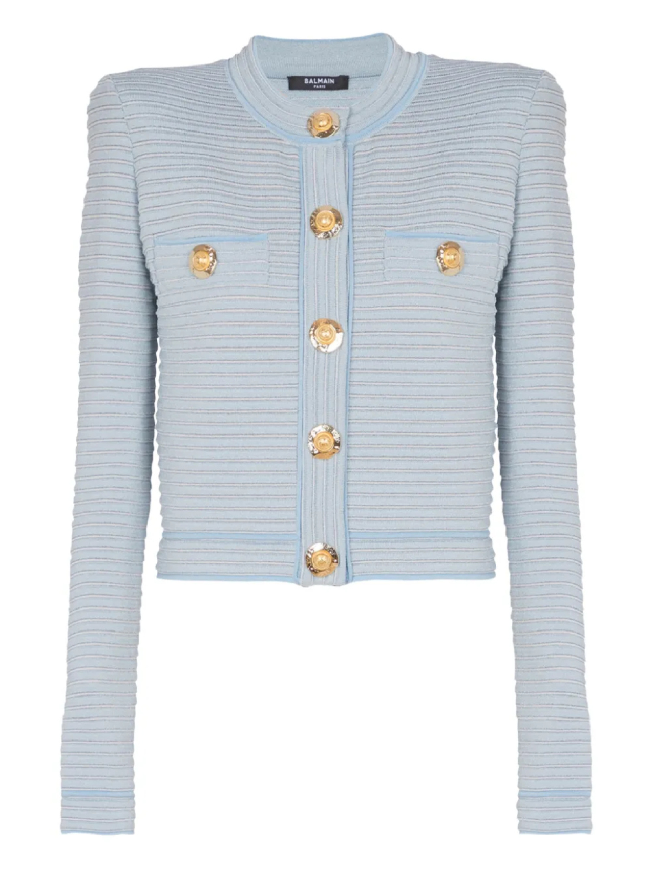 

Balmain укороченный кардиган, синий