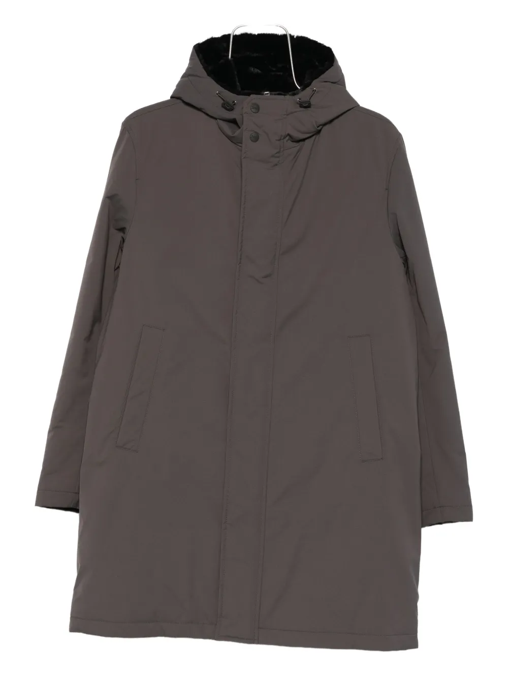 

Пальто с капюшоном Herno, серый
