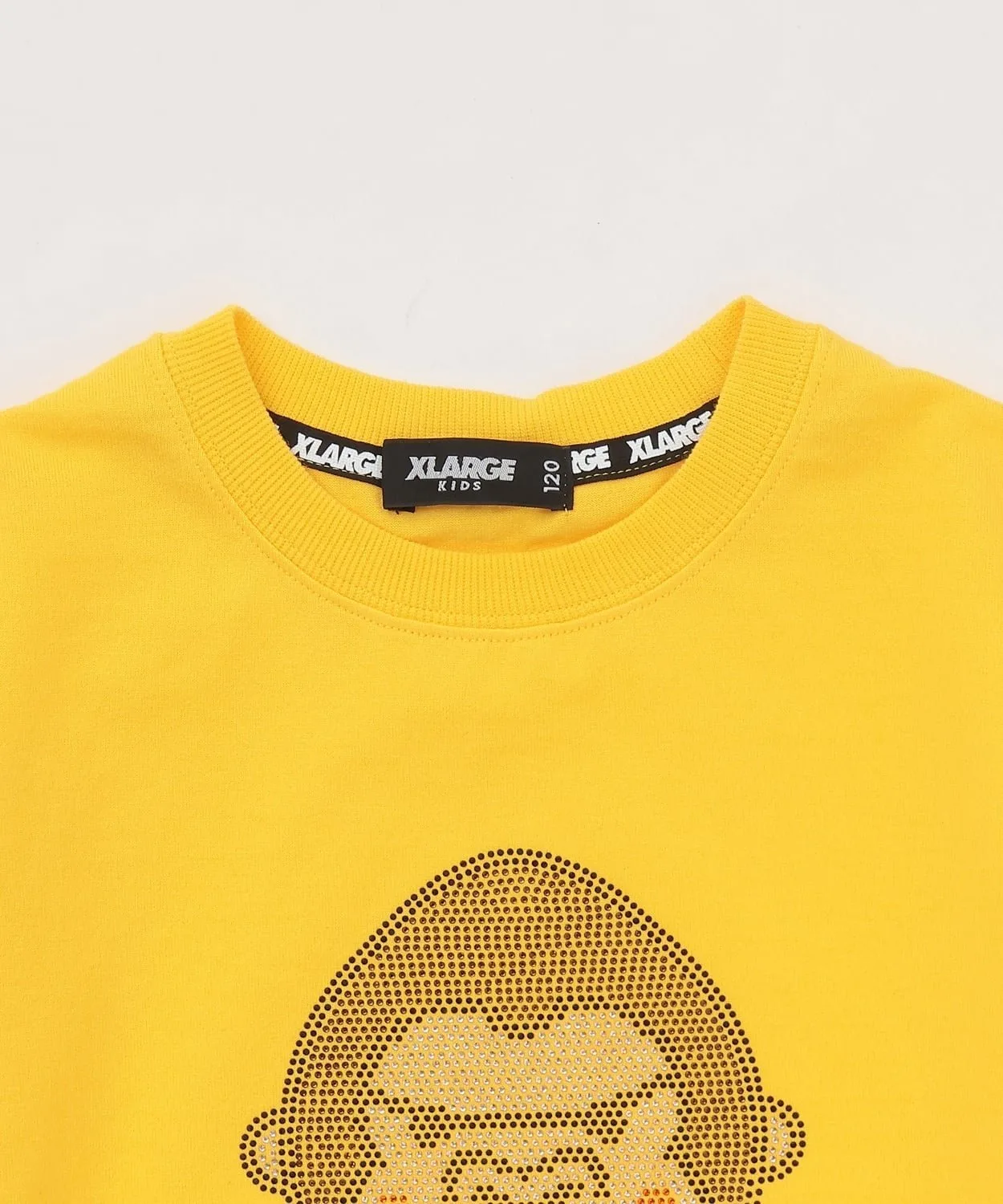 Футболка с коротким рукавом и забавным рисунком гориллы со стразами XLARGE KIDS, Yellow — фото 3