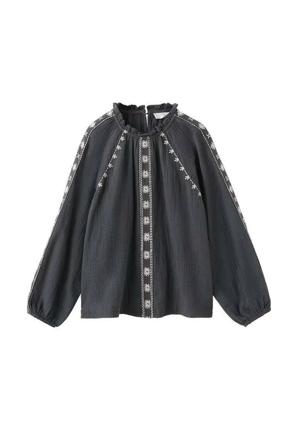 Детская блузка Mango Kids, Anthracite