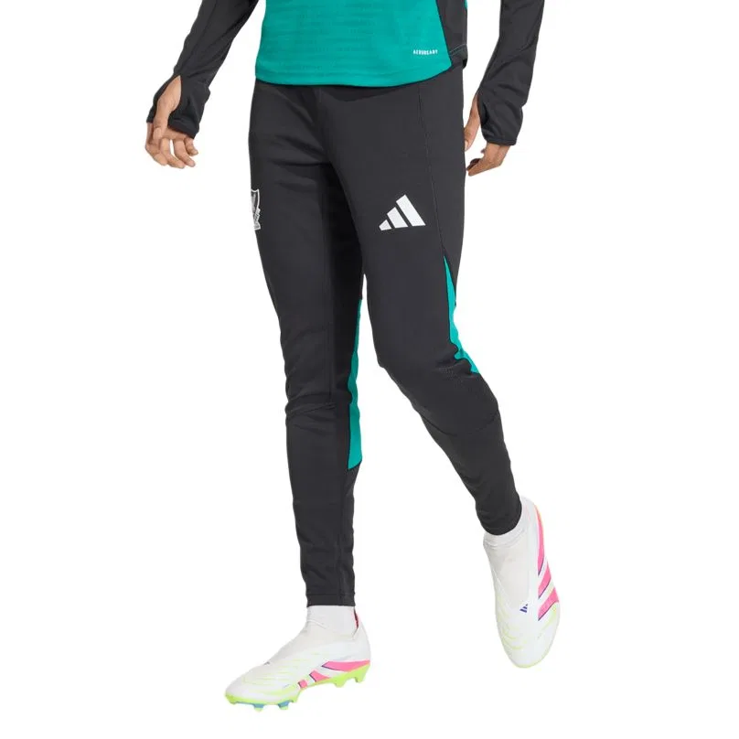 Брюки повседневные мужские black, умеренно зауженные Adidas — фото 3