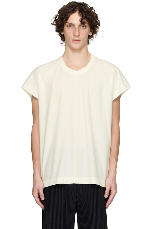 

Футболка Release-T 2 Homme Plissé Issey Miyake, белый