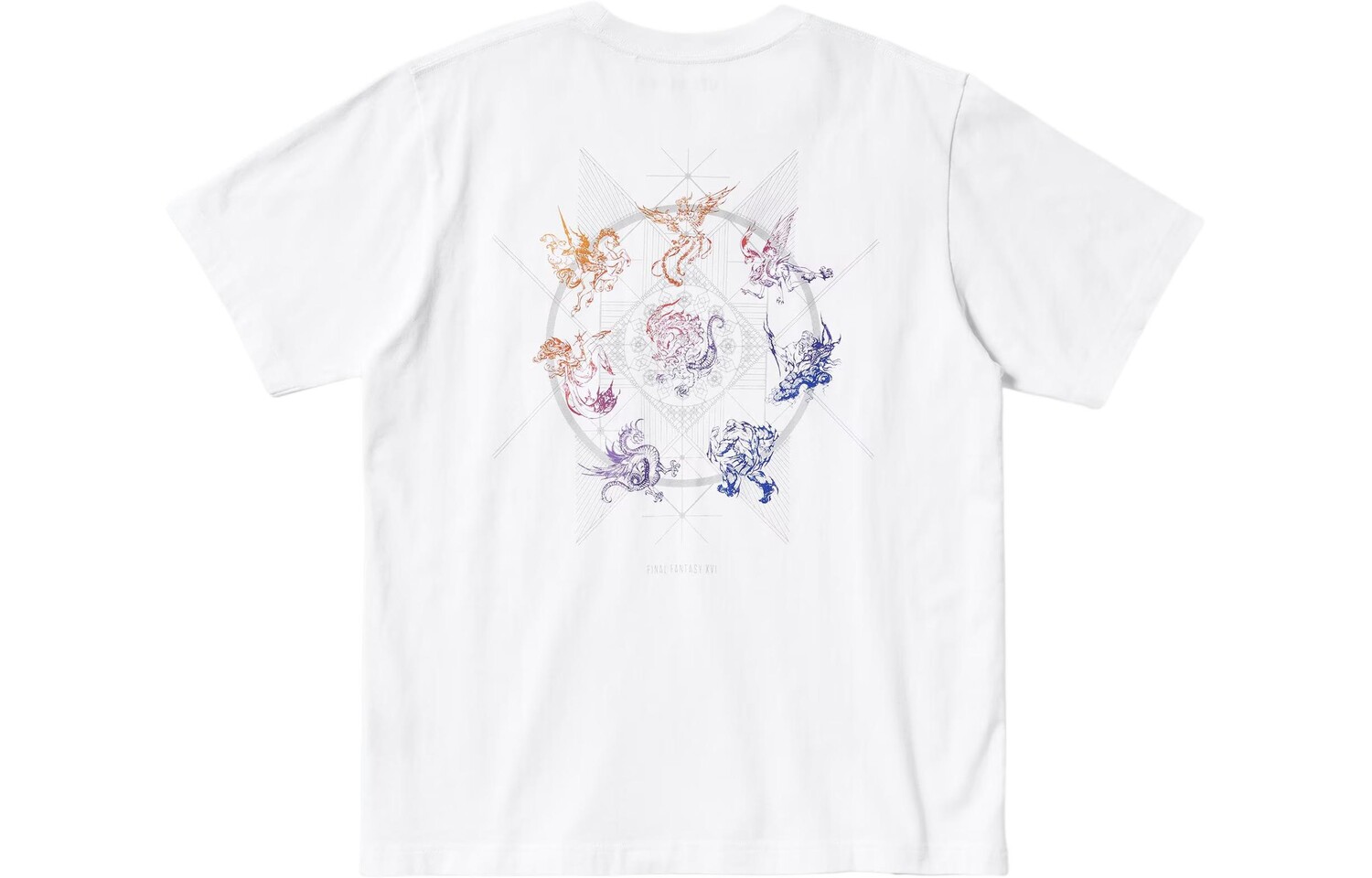 Футболка Final Fantasy Co-brand для мужчин, белая Uniqlo, белый — фото 2