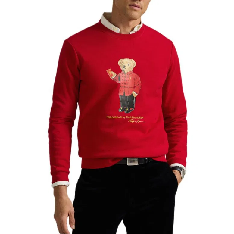 Свитшот Polo Ralph Lauren красный — фото 4