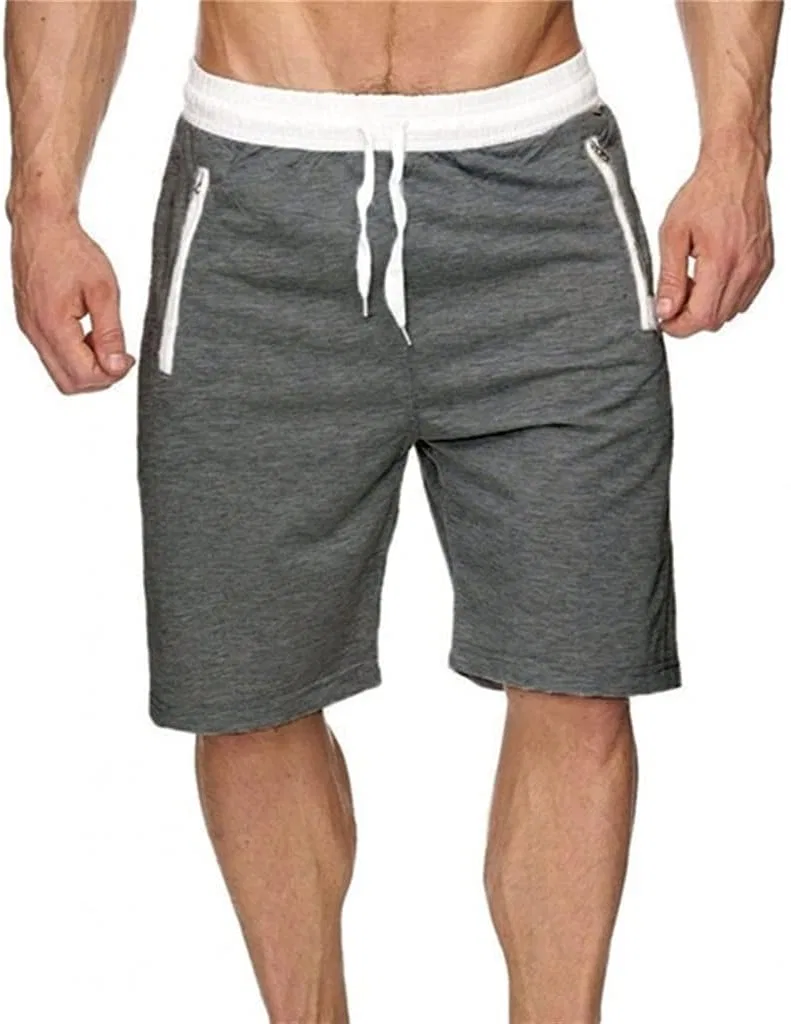 Спортивные шорты Slim Fit из хлопка, черный
