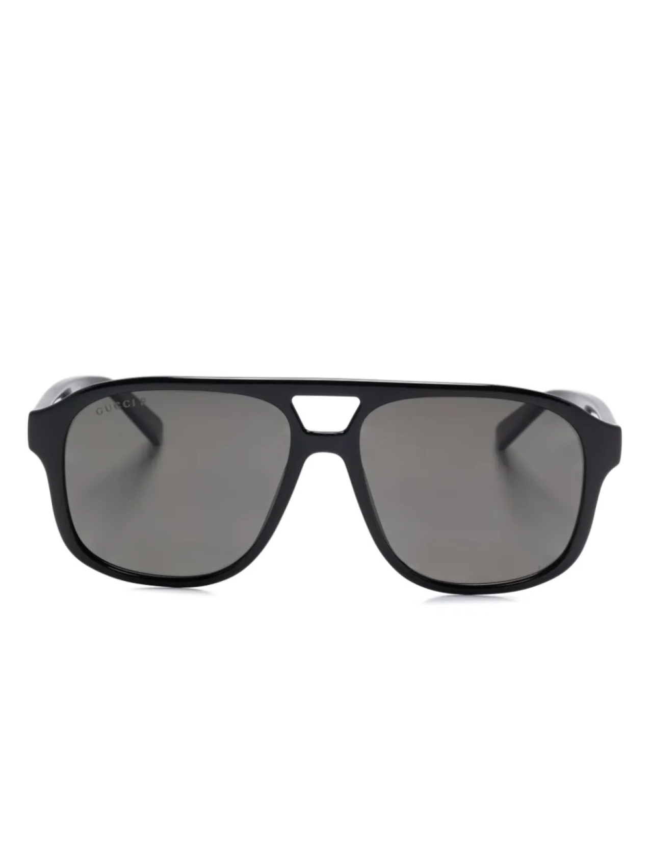 

Солнцезащитные очки-пилоты Gucci Eyewear, черный