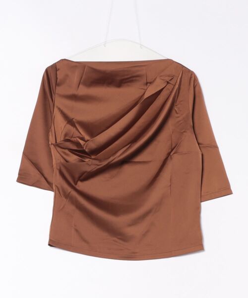 

Топ с рукавами три четверти SHIENAS, коричневый