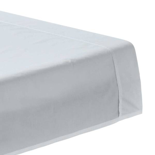 

Простыня Homescapes ohne Gummizug Fadendichte 200, 230x1x255 см, белый