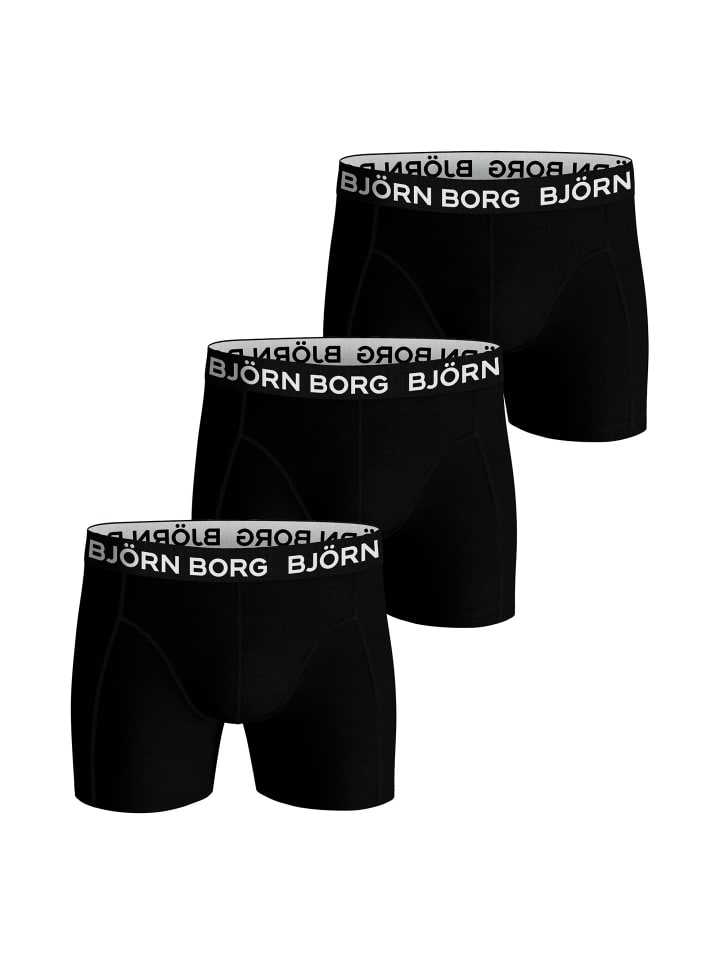 

Боксерские трусы Björn Borg, черный/белый