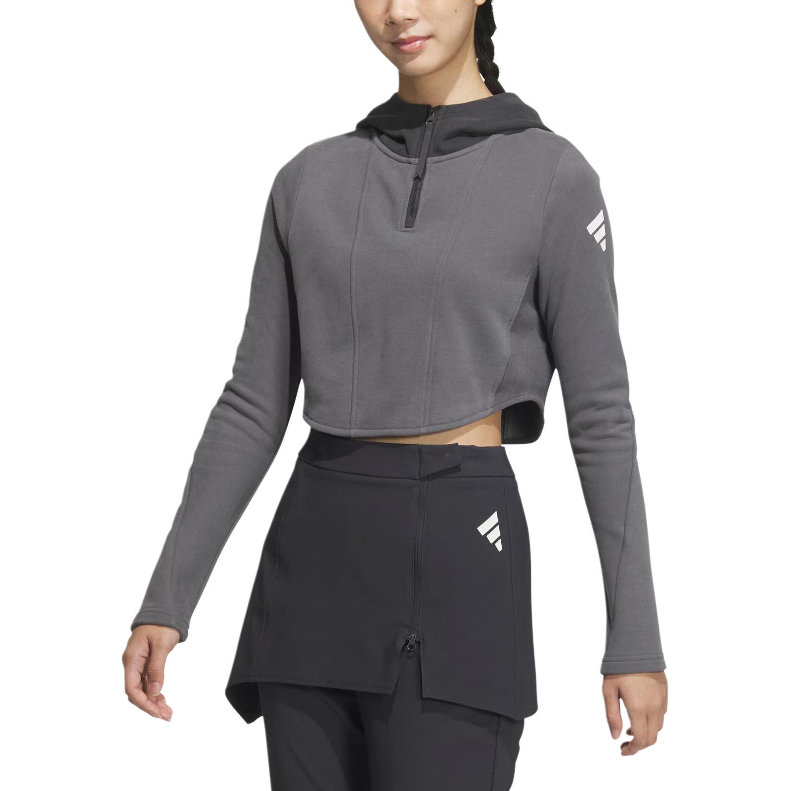 Толстовка FW24 женская Adidas, темно-серый — фото 3