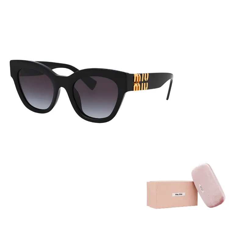 

MIU MIU Солнцезащитные очки с градиентными линзами Cat eye, Black