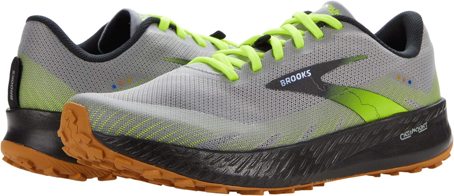 

Кроссовки Brooks Catamount, цвет Grey/Nightlife/Black