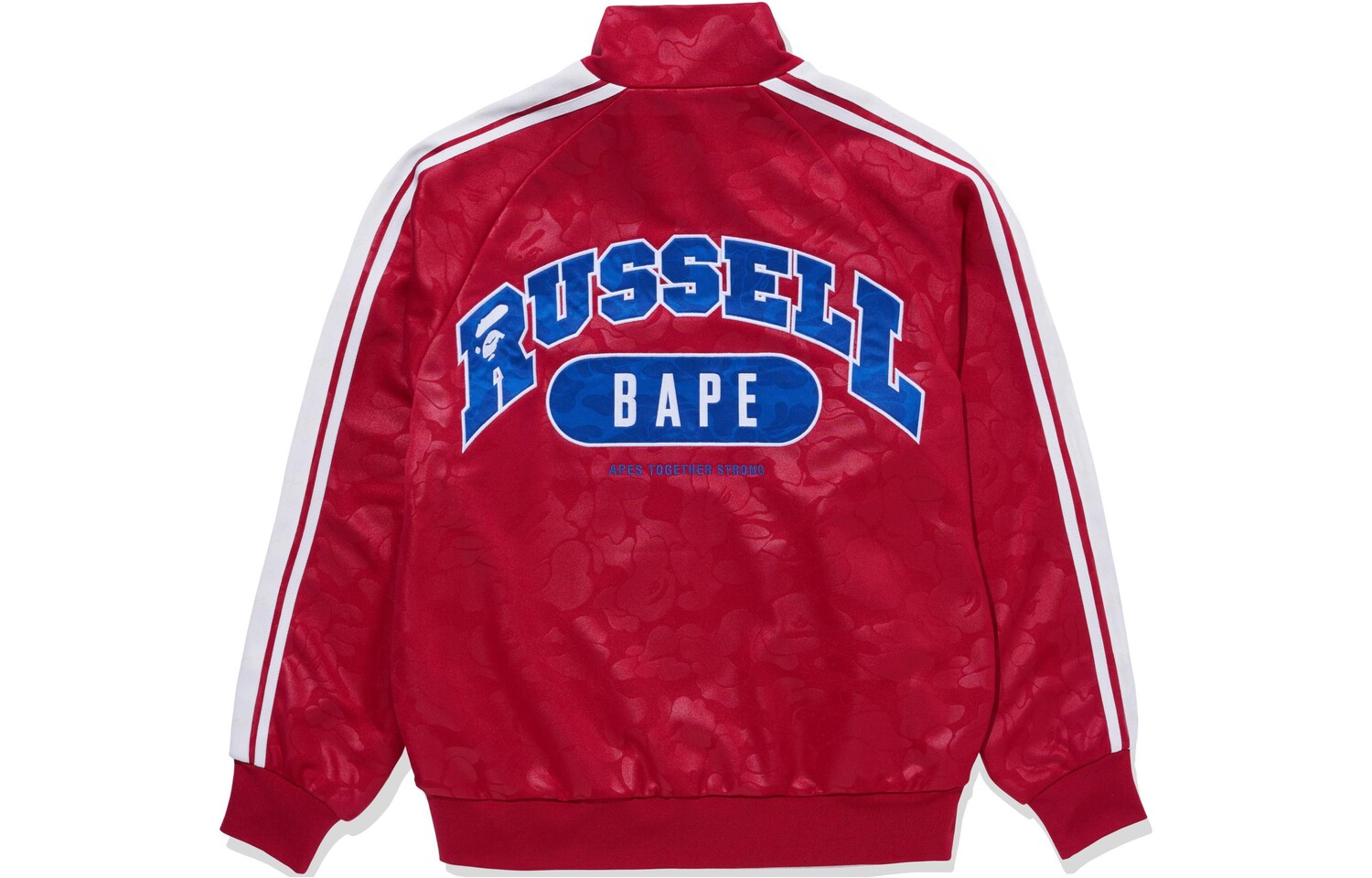 Спортивная куртка BAPE X Russell A Bathing Ape, красный — фото 4