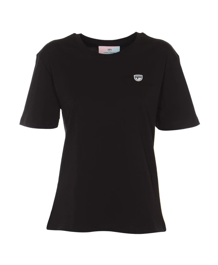 

Классическая футболка с логотипом Chiara Ferragni Collection, черный