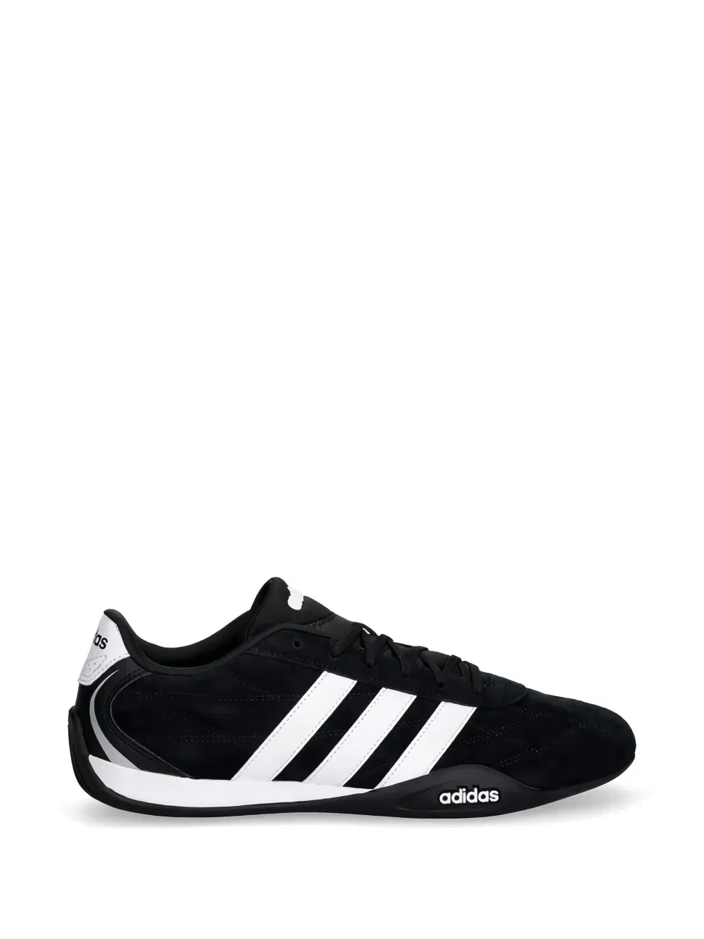 Замшевые кроссовки Ipista Adidas, черный