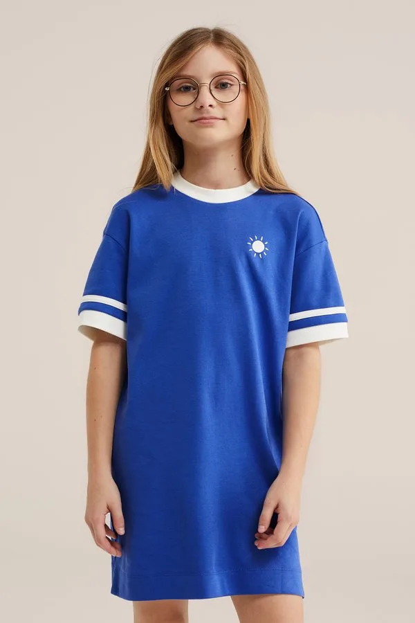Трикотажное платье We Fashion, Blue — фото 2