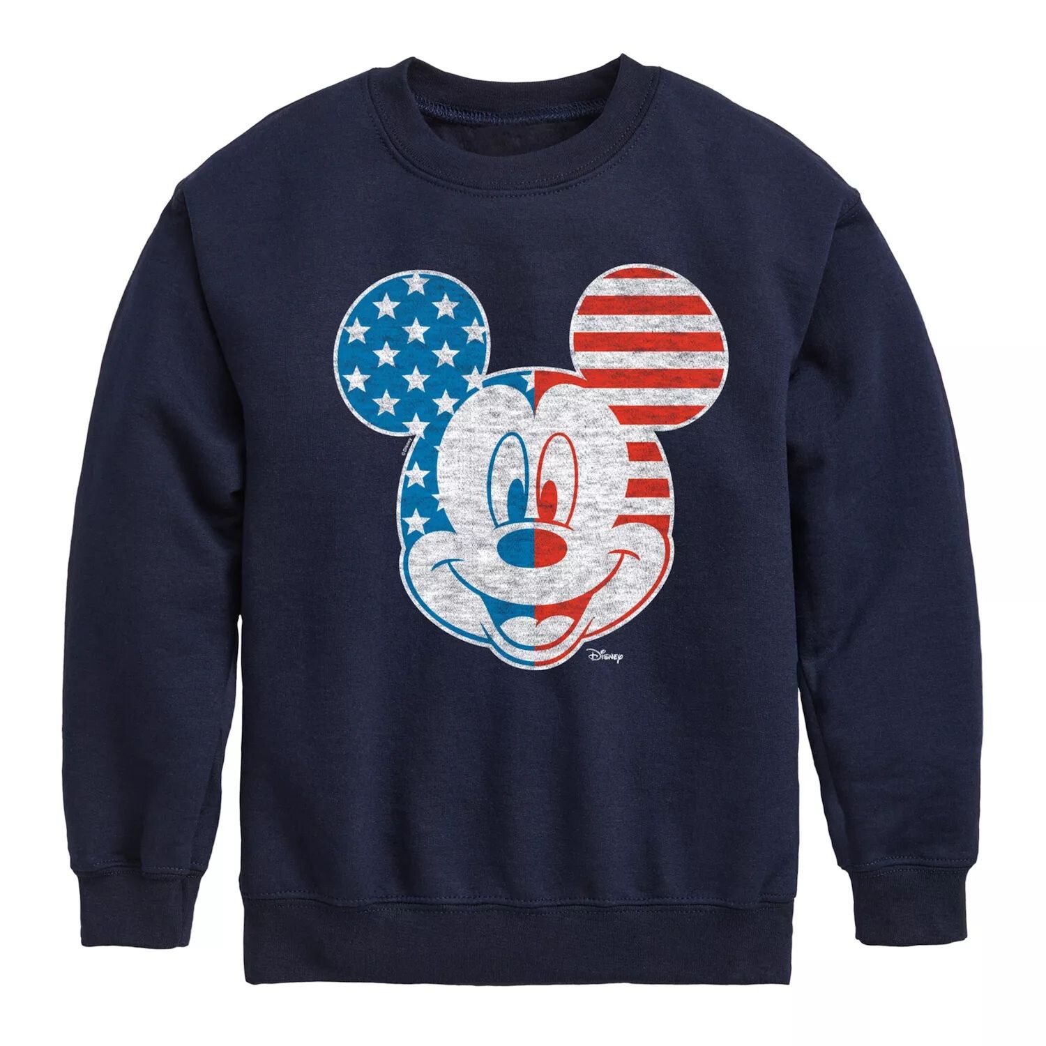

Толстовка с рисунком звезд и полосок Disney Mickey Mouse для мальчиков 8–20 лет Disney, синий