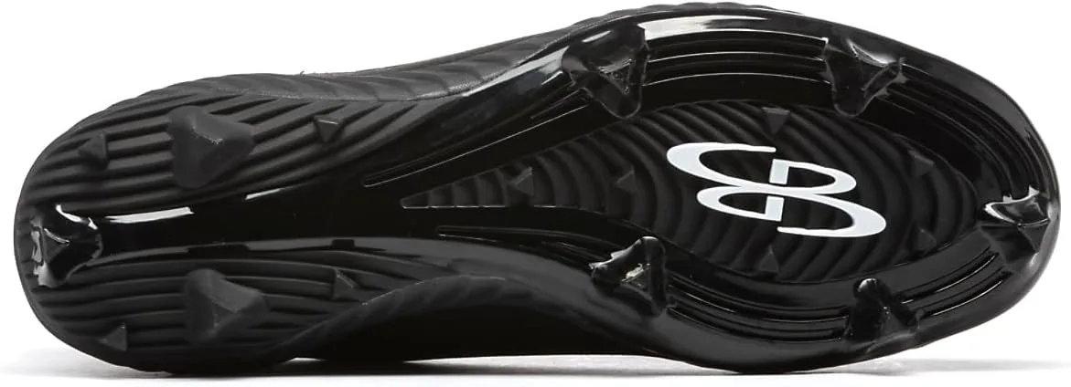 Мужские бутсы Boombah Raptor с формованными шипами - несколько вариантов цвета - разные размеры, черный — фото 2