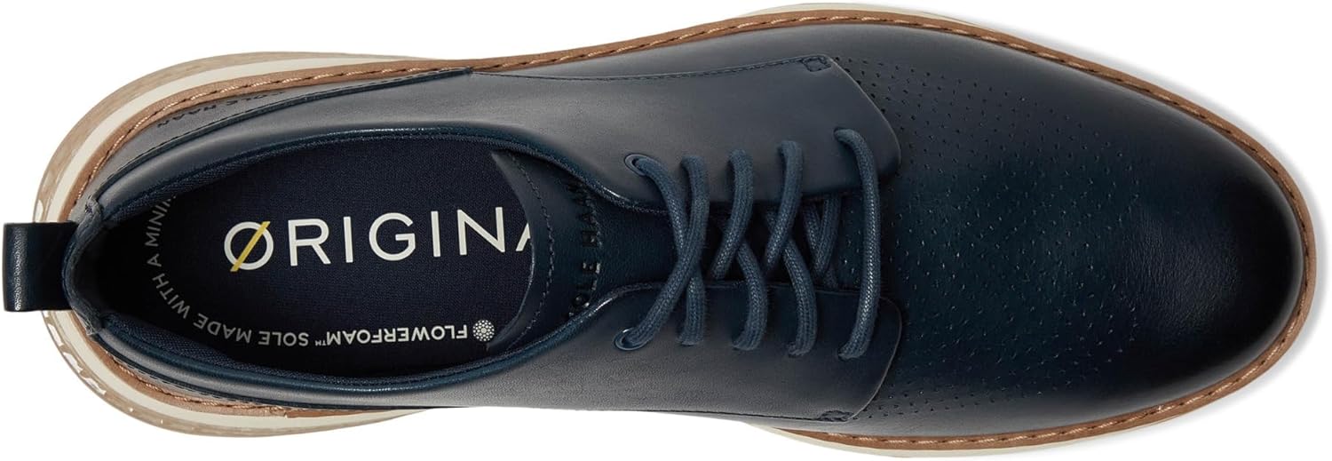 Мужские оксфорды Cole Haan Originalgrand Energy Weave с гладким носком, слоновая кость/синий — фото 2