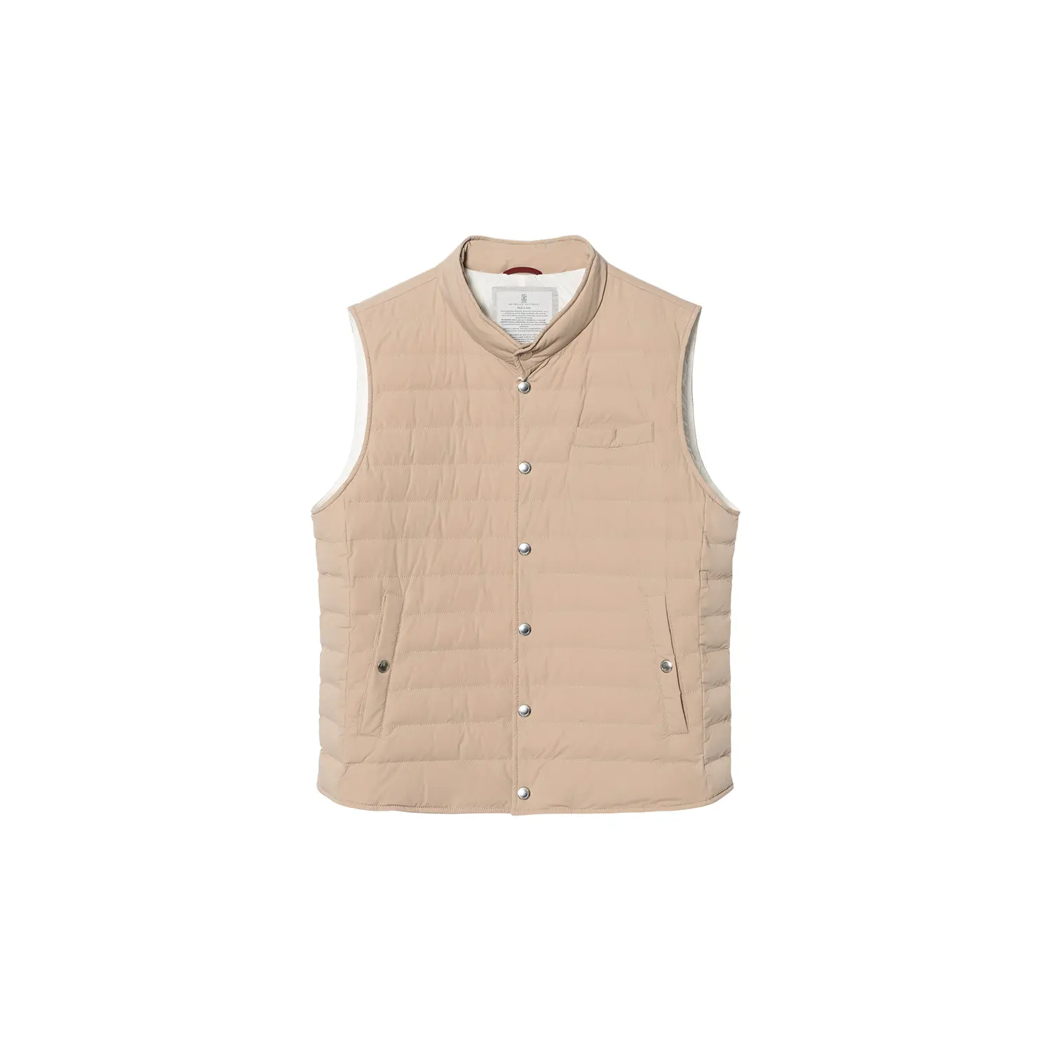 

Brunello Cucinelli Стеганый жилет, Khaki