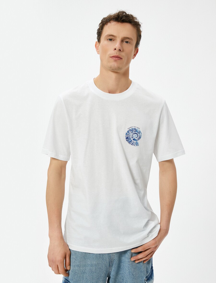 

Классическая футболка Koton Shirt, белый