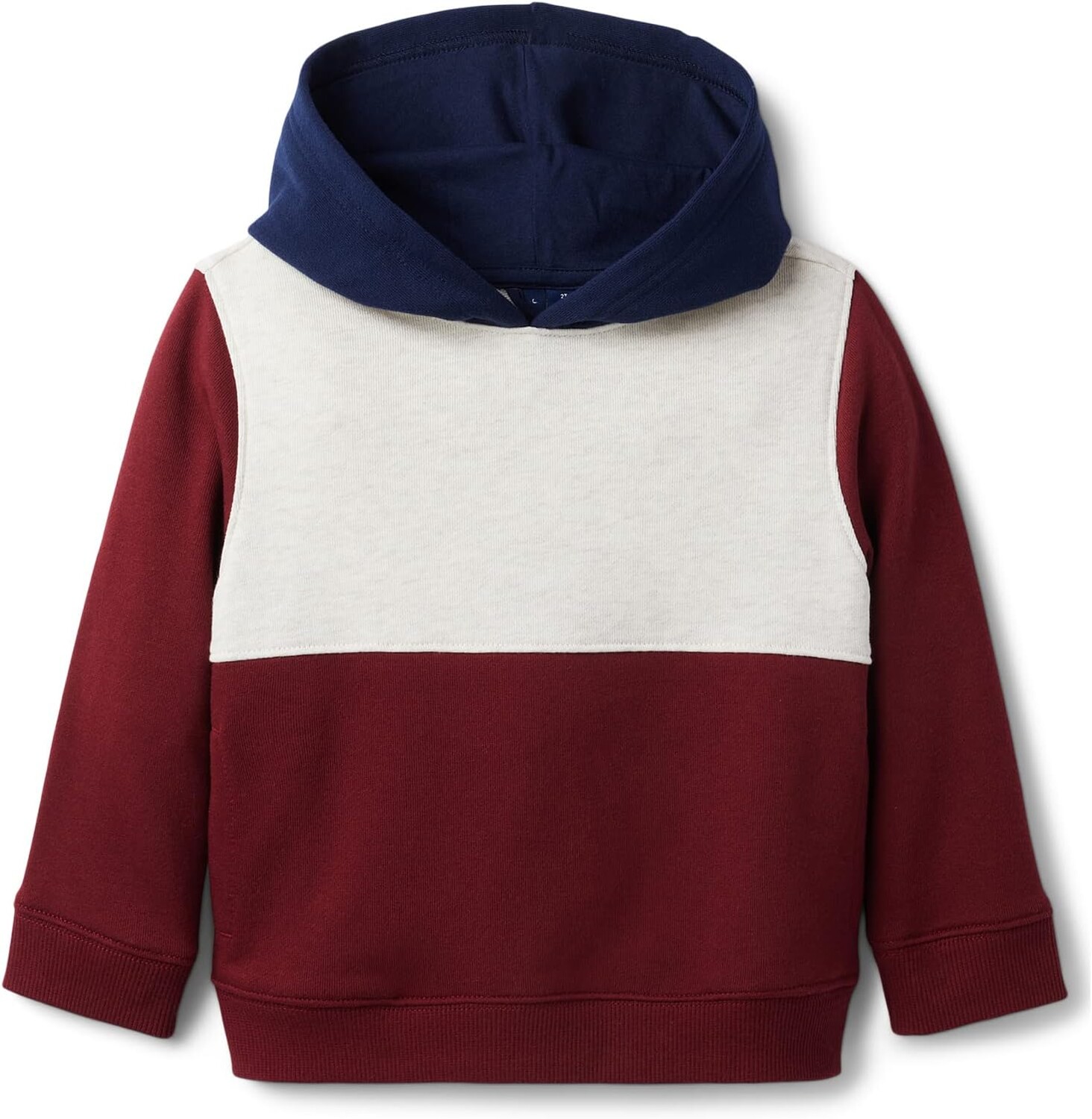 

Толстовка Janie and Jack Color-Block Sweatshirt, цвет Gerbera Burgundy