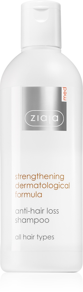 

Укрепляющая дерматологическая формула шампуня против выпадения волос Ziaja Med, 300 мл