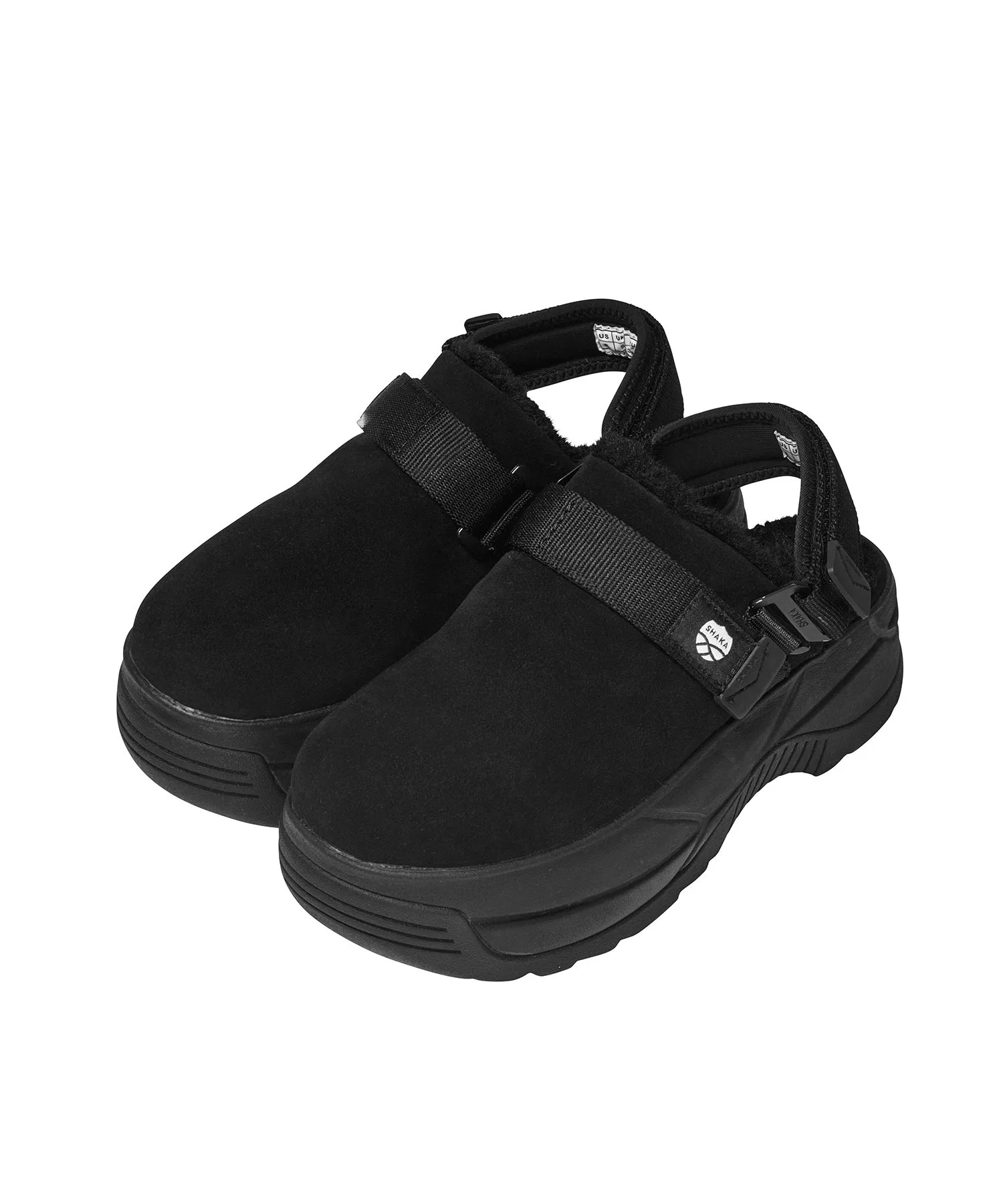 Унисекс сабо на толстой подошве SHAKA SNUG CLOG MOUTON CHUNKY коричневые — фото 4